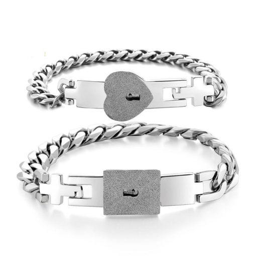 Bracelet cadenas couple