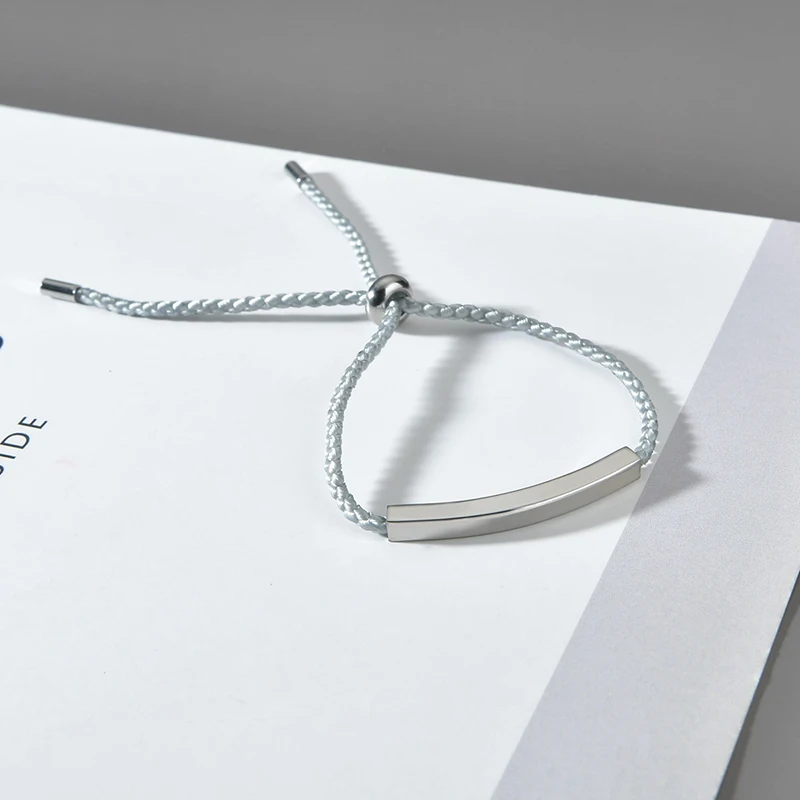 Bracelet cordon personnalisé pour couple